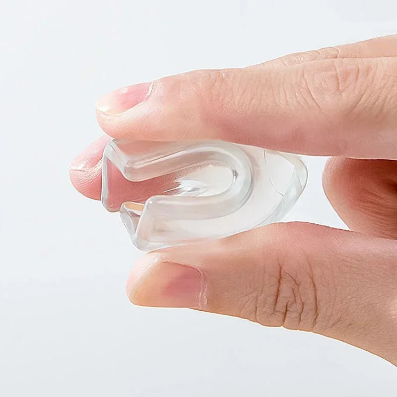 Protetor de Canto de Silicone para Bebês – Segurança Transparente Anticolisão